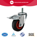 Bolt Hole Swivel Industrial Rubber Caster Wheel